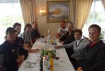 Lunch with Aslak and The Clutterbillies - Kenneth, Bent, Kristian, Leif, Ronny, and Vidar